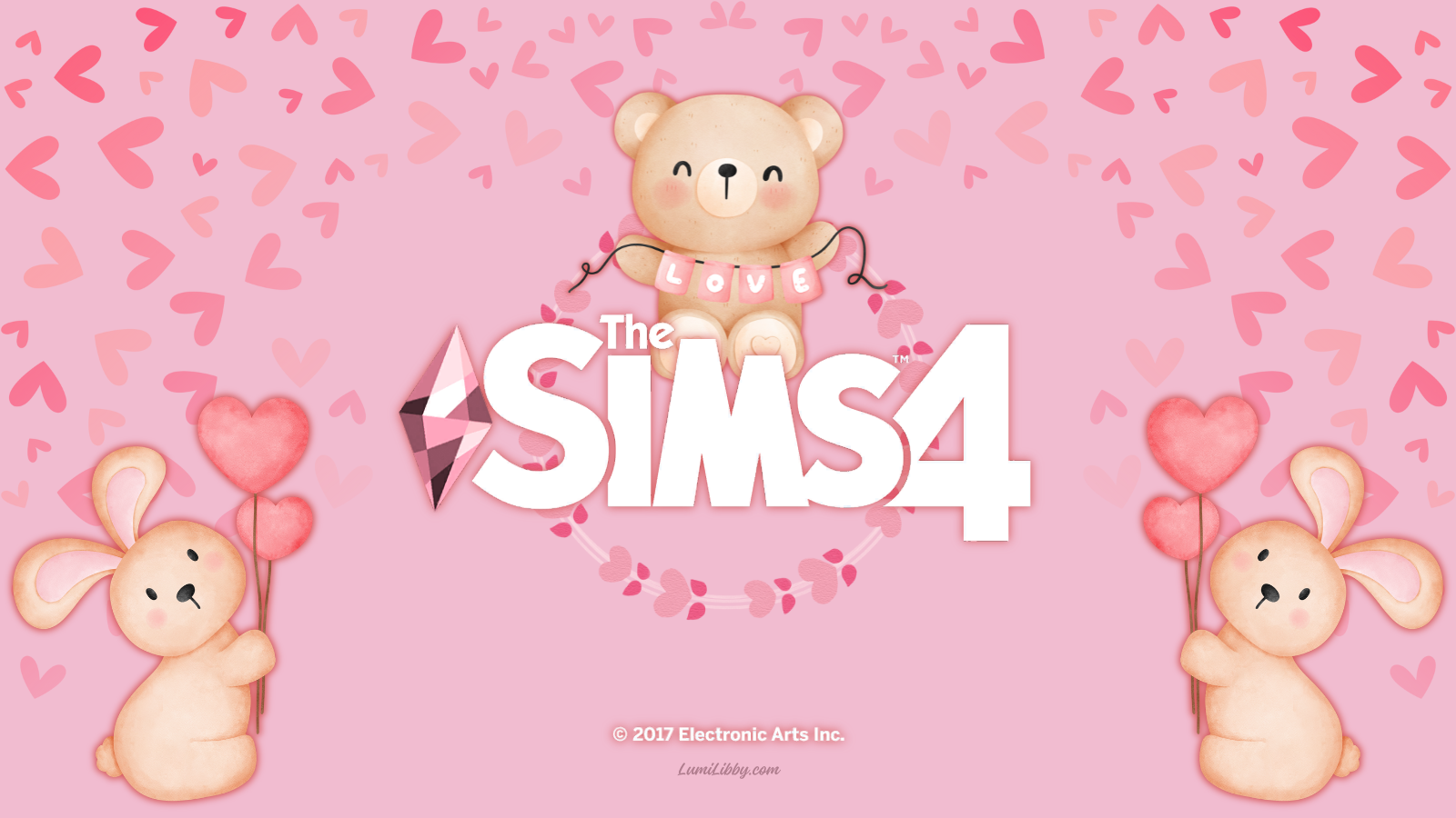 Sims 4 Valentines Splash Screen